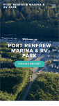 Mobile Screenshot of portrenfrewmarina.com